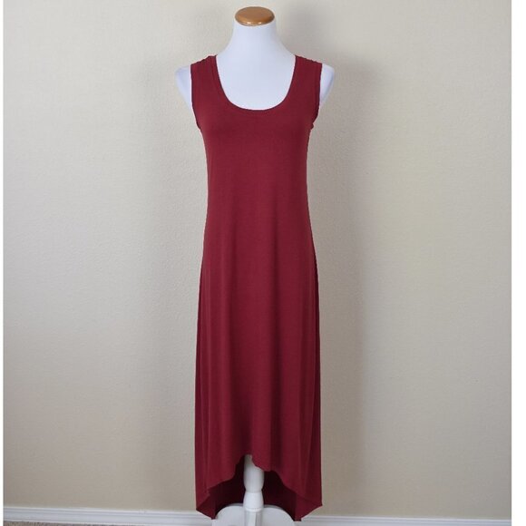 Fresh Produce High Low Midi Jersey Dress S - Picture 1 of 7